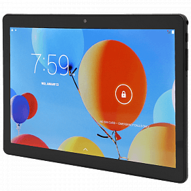 BSNL A43, Tablet 10 Inch, 64GB, 4G LTE Dual Sim, Dual Cam, Dual Core 1.5GHz, Bluetooth, Black